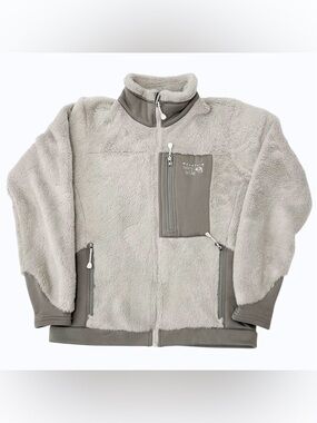Mountain Hardware Polartec Fleece High Pile Fuzzy Jacket Gorpcore Grey Womens XS